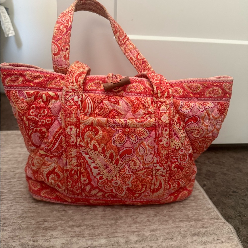 Vera Bradley Pink and orange Paisley Tote